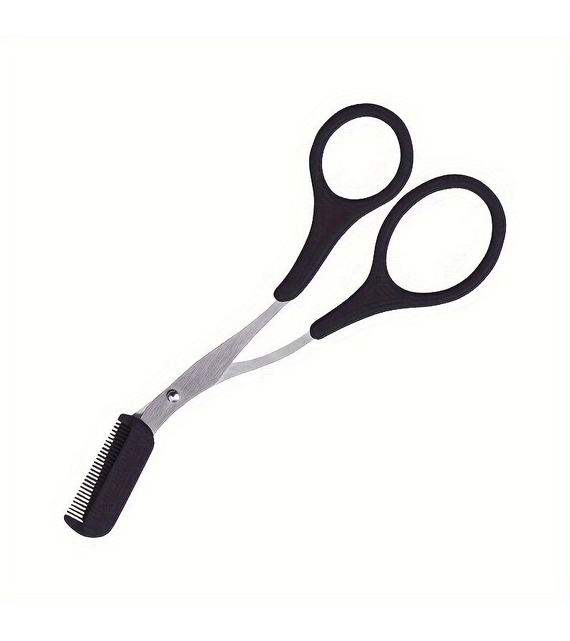 Quantity 2pcs Random Color Japanese Eyebrow Scissors With Comb Professional Trimmer For Beginners - Image 2