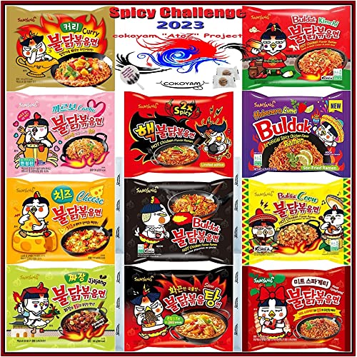 COKOYAM Samyang Spicy Hot Chicken 11 Flavors Combo-Buldak Ramen 11 Packs,1.62 Kilograms - Image 1