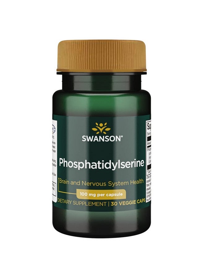 SWANSON Conjugated Phosphatidylserine With Dha 100 Milligrams 30 Capsules - Image 2
