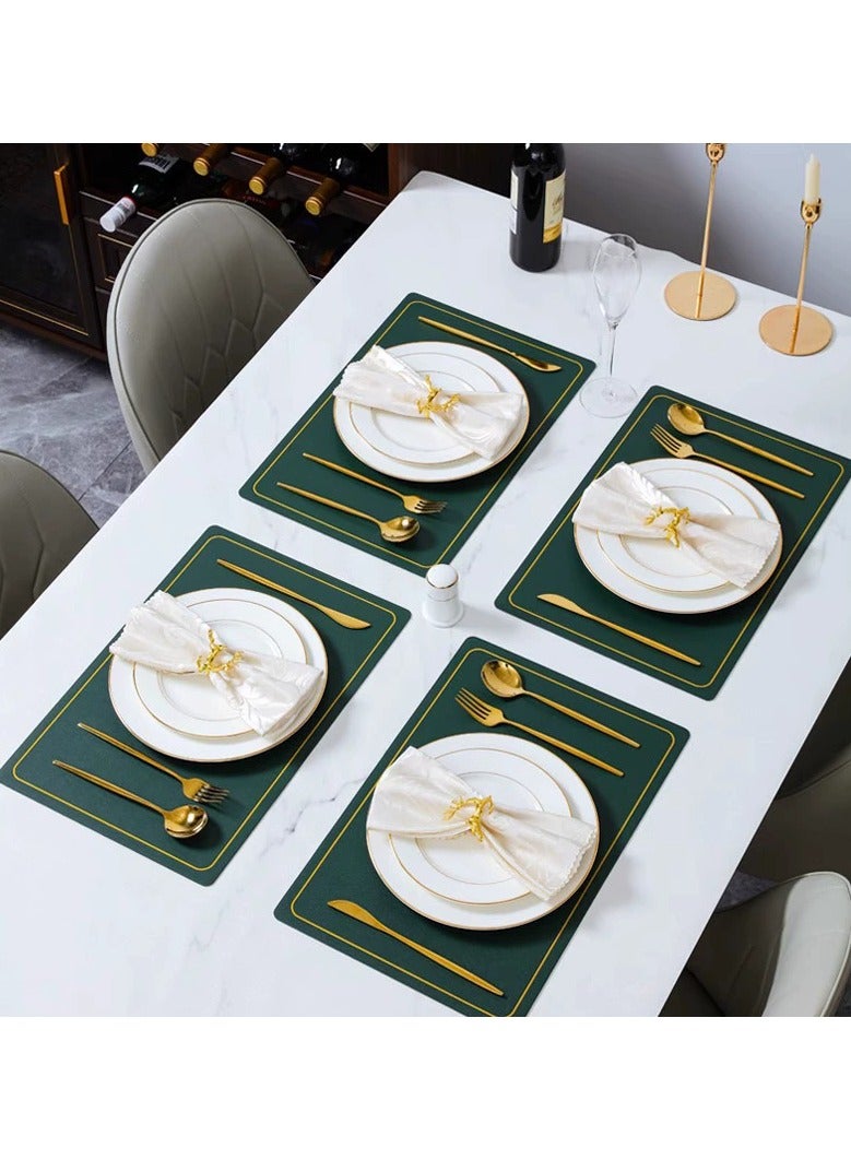 30-Piece Stainless Steel Cutlery Set Gold - Image 2