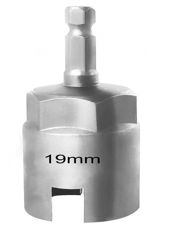 NACX 19mm Power Wing Nut Driver Set, Slot Wing nuts Drill Bit Socket Wrenches Tools Set, 1/4" Hex Shank Drills Bits for Panel Nuts screws, Screw Hole, C-hook Bolt - 1PCS - Image 4