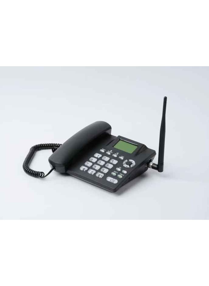 Generic - GSM fixed wireless phone DLNA ZT600G Pro dual sim card slot with FM Mp3 support multi language desktop phone for home - Image 1