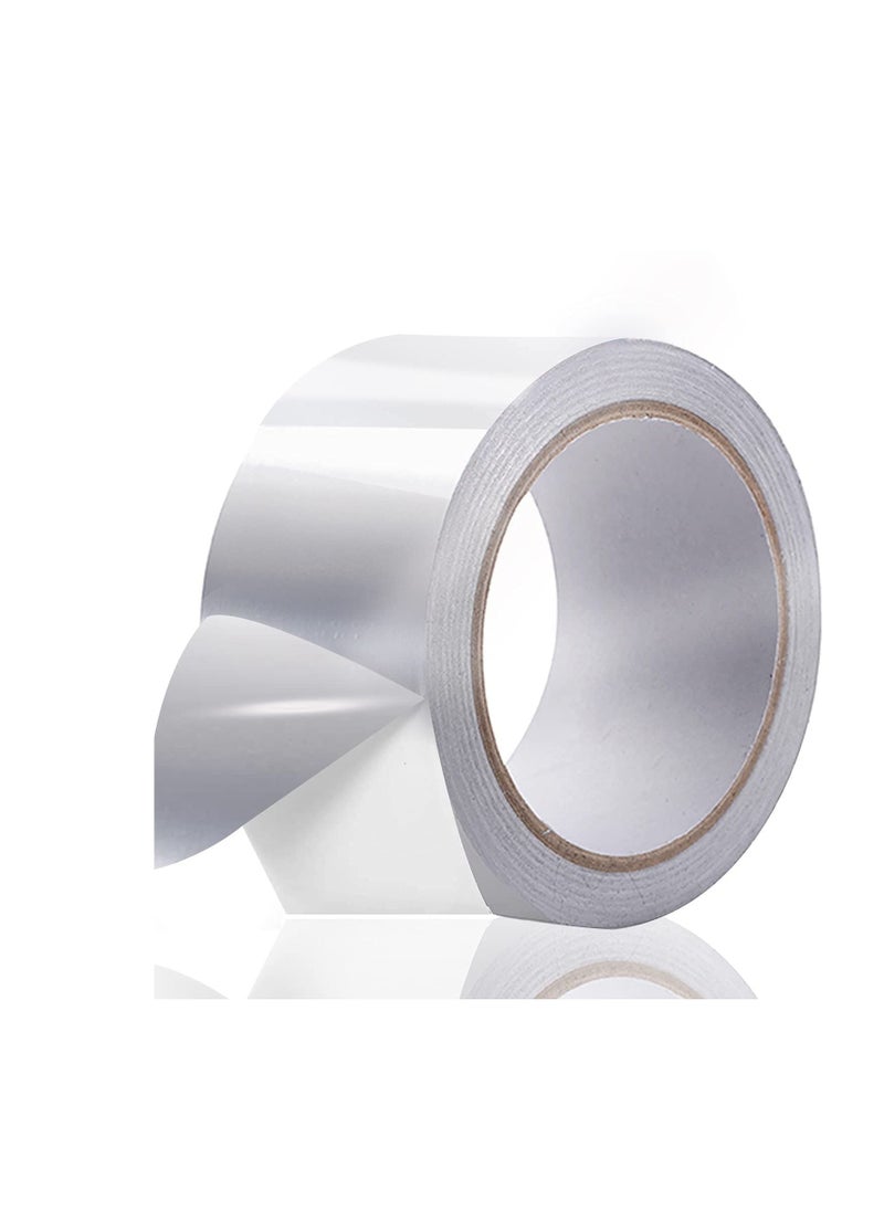MARKQ - [Pack of 1] Aluminum Foil Tape - [2" x 15 Yards] - Insulation Adhesive Silver Metal Tape for HVAC, Sealing & Patching Hot & Cold Air Ducts - Image 1