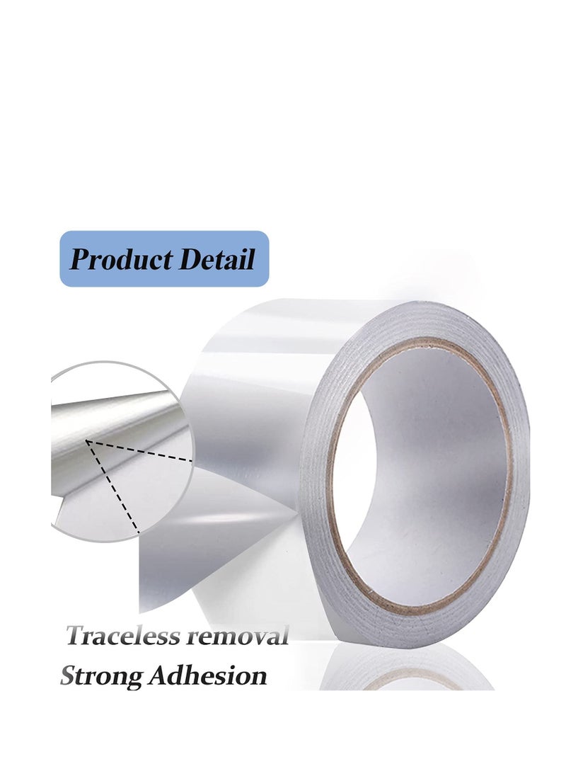 MARKQ - [Pack of 1] Aluminum Foil Tape - [2" x 15 Yards] - Insulation Adhesive Silver Metal Tape for HVAC, Sealing & Patching Hot & Cold Air Ducts - Image 1