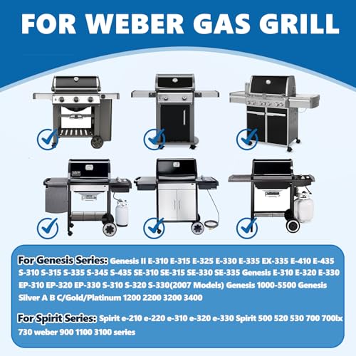 SafBbcue 93305 Grease Catch Pan for Weber Spirit e-210 e-220 e-310 e-320 e-330 Genesis II e-310 e-315 e-325 e-330 e-335 Grill Grease Tray with Disposable Drip Liners,Replacement Part for Weber#83156 - Image 5