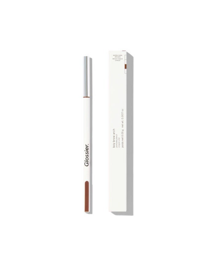 Glossier Boy Brow Arch Pomade Pencil warm dark brown 0.05g - Image 4
