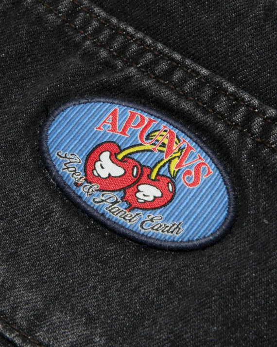 AAPE  APUNVS moonface washed jeans for Women | Best Price UAE