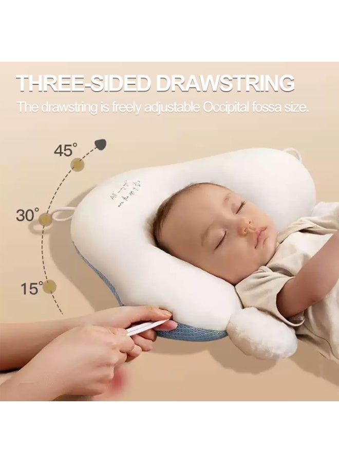 Baby Pillow Three in One Design for Anti Rollover, Breastfeeding, and Tummy Time. 3D Breathable Fabric Enhances Airflow. Easy to Care for and Machine Washable - Image 5