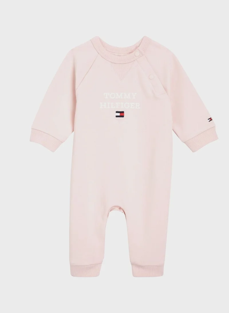 TOMMY HILFIGER Kids Logo Coverall Onesies