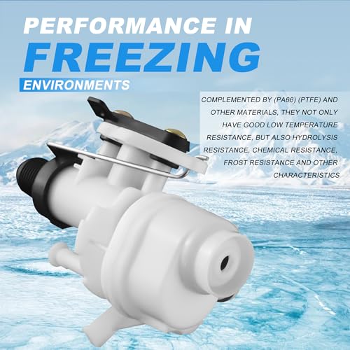 Vypart 31705 31688 31687 31653 RV Toilet Water Valve kit- Freeze Resistance & Leakage-Resistant RV Toilet Parts for Thetford Aqua-Magic V High and Low by Vypart - Image 5