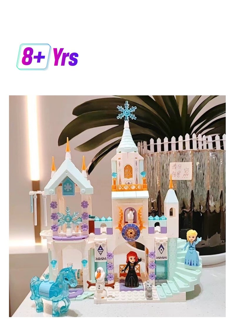 360 Pcs Princess Castle Building Blocks Ice Castle Building Toys for Kids Girls Birthday Gifts  - Image 1