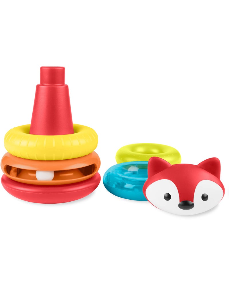 Skip Hop Baby Stacking & Nesting Toy, Explore & More Fox Stacking Toy - Image 4