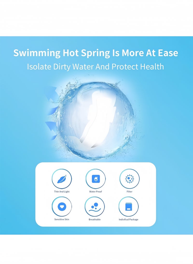 Waterproof Swimming Pads For Women, Waterproof Private Patches, Prevent Dirt Skin Friendly Private Stickers, Perfect For Swimming And Daily Use, Panty Liner/Barrier, Beach Must Have (6 Pcs) - Image 2
