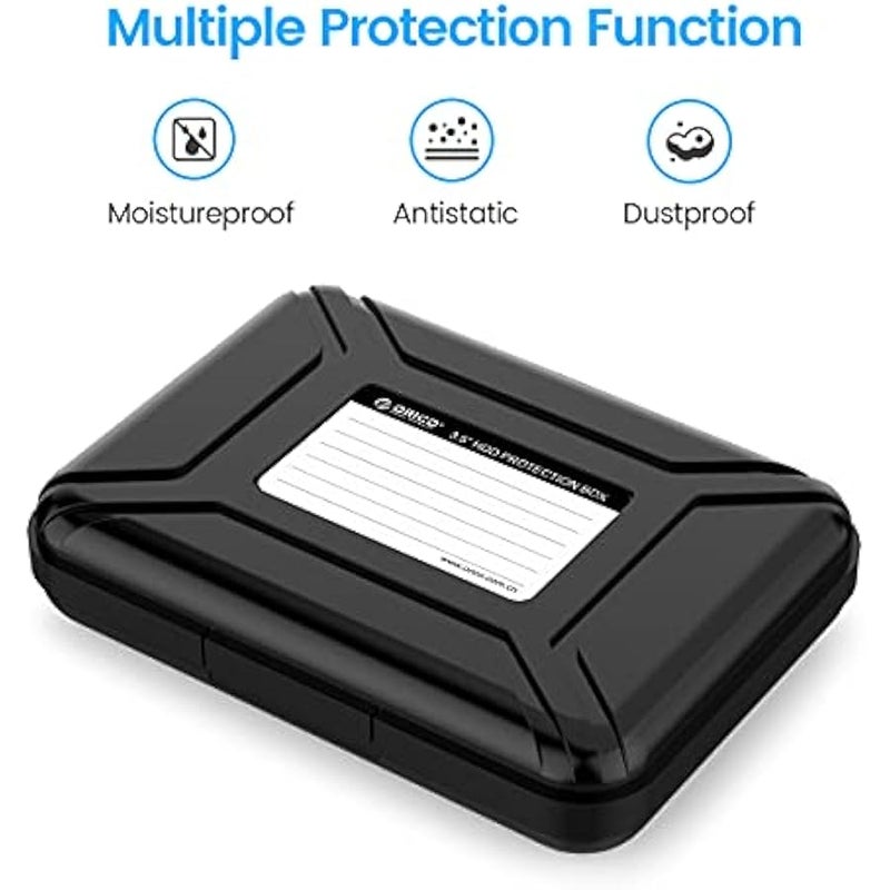 اوريكو حافظة تخزين القرص الصلب - 3.5 بوصة لـ WD وسيجيت وتوشيبا - PHXBK - Image 2