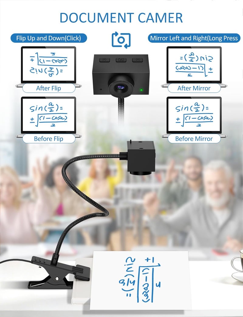 Majiphi Webcam for PC, 1080P Streaming Camera, Web Camera for Desktop Computer/Laptop Webcam with Microphone, Plug and Play USB Web cam with Bracket, Manual Focus, for Live Streaming, Video Calls, Meetings - Image 5