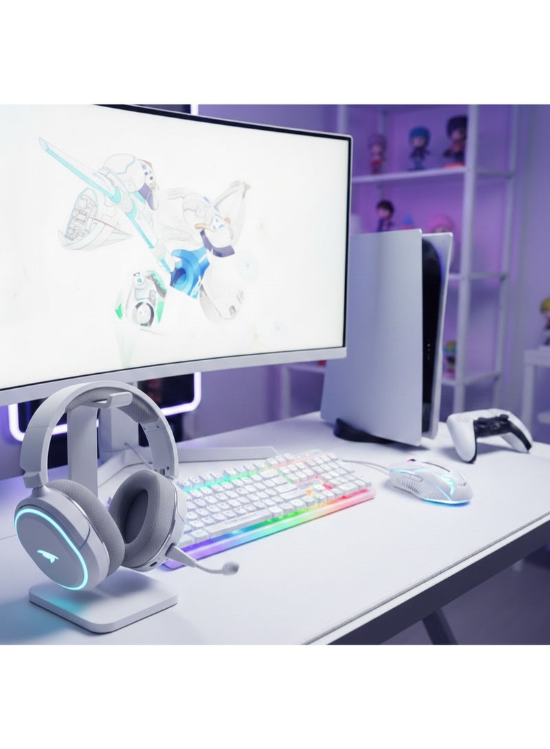 Picun G2 Pro New Edition 7.1 Surround Sound Headset with SK 120  Gaming Combo (Keyboard & Mouse), ENC Microphone, Compatible with PC, PS5, and PS4. - Image 2