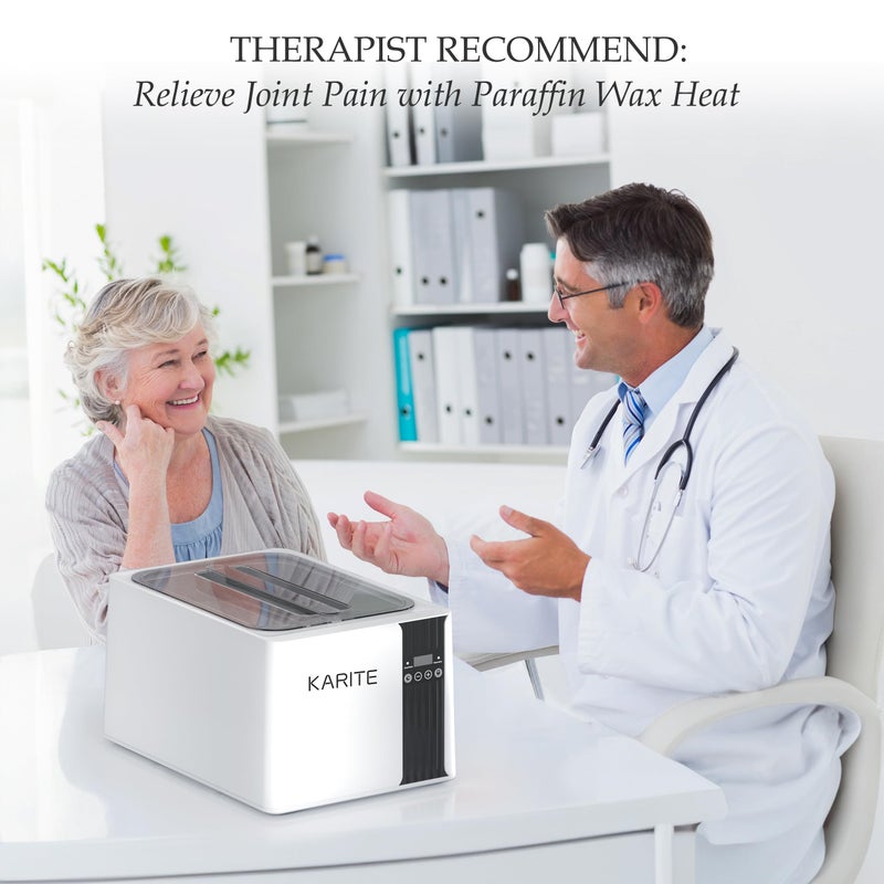 KARITE Paraffin Wax Machine for Hands and Feet, 9000ml Paraffin Wax Bath with Auto-Timer, Smart Mode, Precision Temperature Control, Paraffin Wax Warmer Kit with 16PCs Refills - Image 2