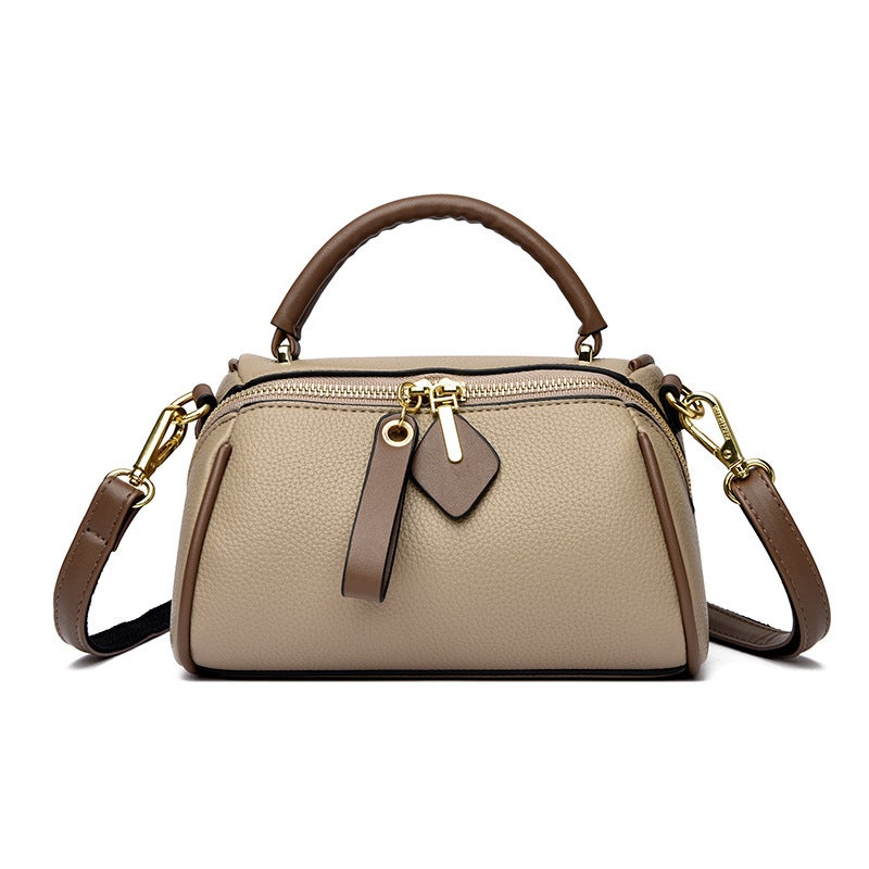 Niche Simple Color Matching Handbag Women'S Fashion All-Match Pillow Bag Stylish Shoulder Crossbody Bag - Image 1
