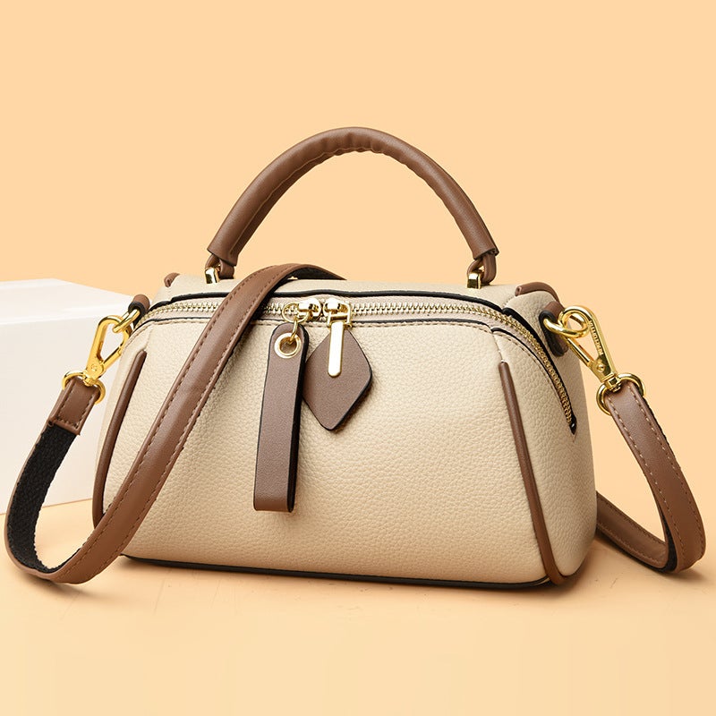 Niche Simple Color Matching Handbag Women'S Fashion All-Match Pillow Bag Stylish Shoulder Crossbody Bag - Image 2