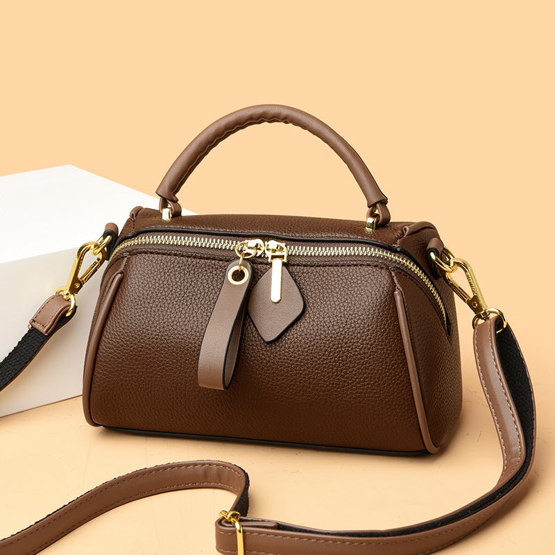 Niche Simple Color Matching Handbag Women'S Fashion All-Match Pillow Bag Stylish Shoulder Crossbody Bag - Image 3