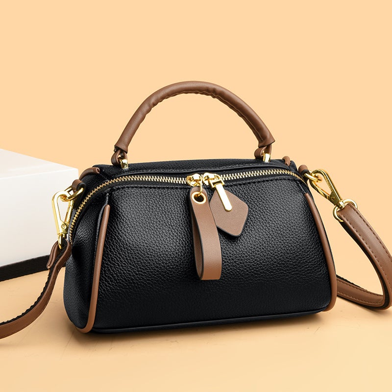 Niche Simple Color Matching Handbag Women'S Fashion All-Match Pillow Bag Stylish Shoulder Crossbody Bag - Image 4