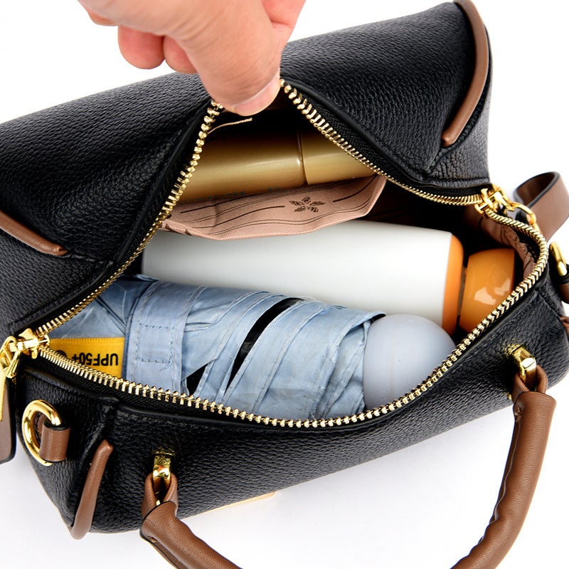 Niche Simple Color Matching Handbag Women'S Fashion All-Match Pillow Bag Stylish Shoulder Crossbody Bag - Image 5