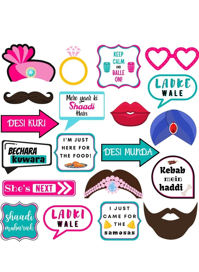 Peacock Supplies Desi Wedding Photo Props