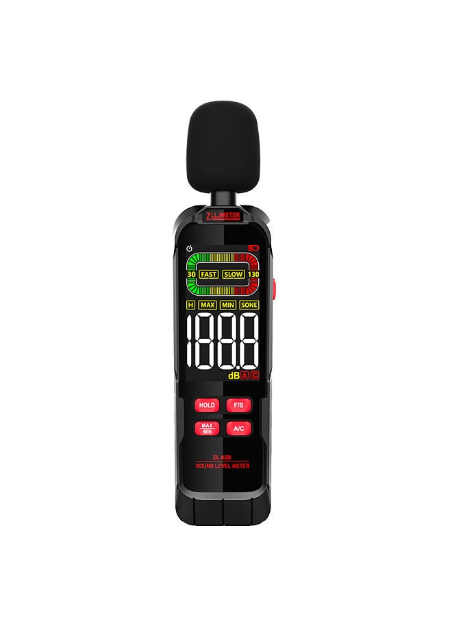 Generic Household Noise Decibel Tester Professional 30-130dB Digital Noise Meter Handheld Fully Functional Digital Sound Level Meter LCD Backlit Display  - Image 1
