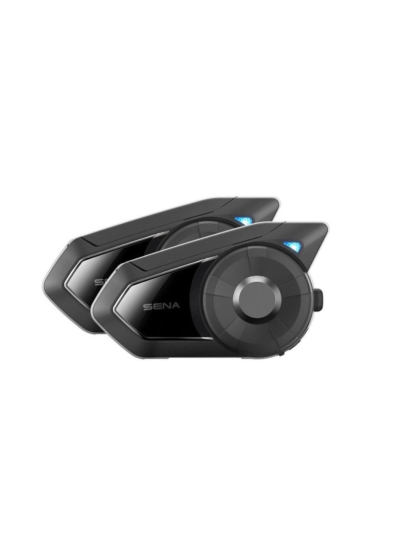 Sena | 30K-03D | Motorcycle Bluetooth communication system with Mesh Intercom and HD Speakers Dual Pack - Image 1