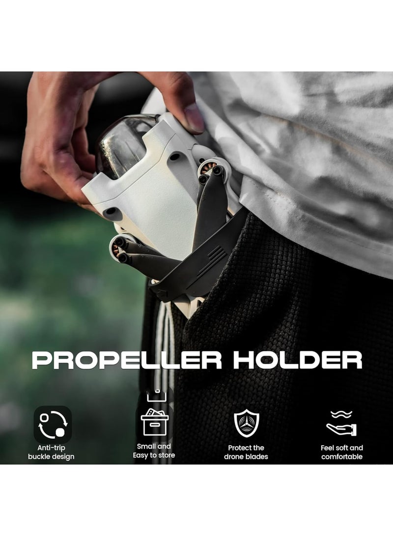 Excefore for Mini 3 Pro Propeller Holder, Stabilizer Soft Drone Guard Strap Protector Propeller Holder for DJI Mini 3 Pro Accessories - Image 4