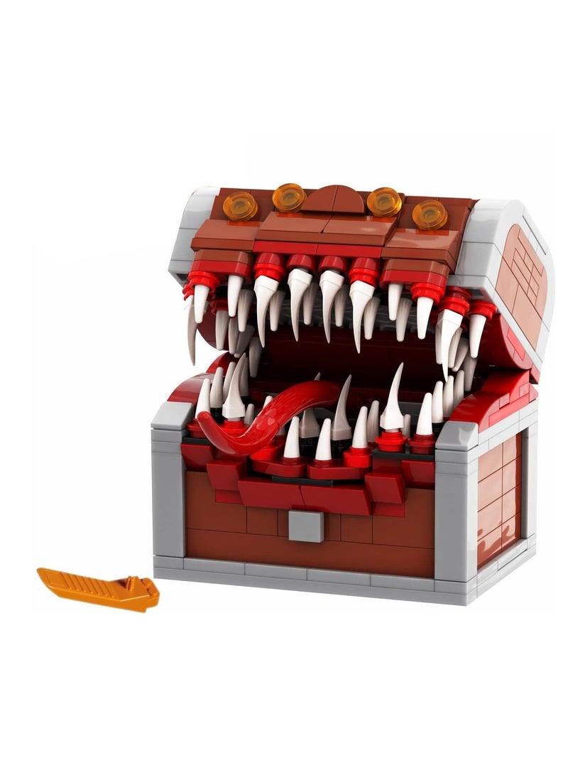 Mimic Chest for Dungeons and Dragons Tower, Dragons Board Game Monster Model Collection Toy, DIY Pirate Treasure Box STEM Gifts for Fans and Friends for Boys and Girls Over 6 Years Old (366pcs) - Image 1