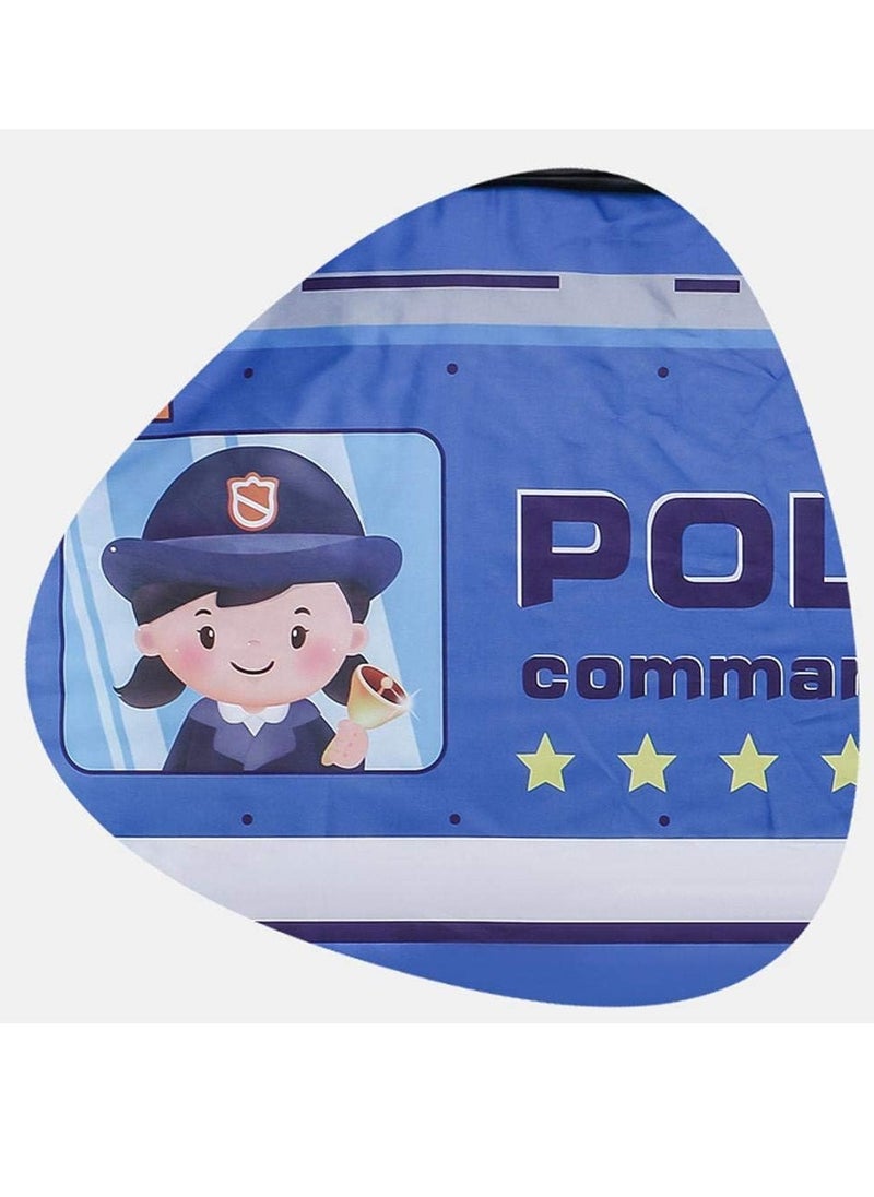 MIXDE Police Car Style Pop-up Play Tent for Kids with 50 Sea Balls and 1 Storage Bag, Creative Playhouse with Sunroof and Roll-up Door, Easy to Set up, Fun Pretend Play, Great for Indoor Playrooms, Outdoor  - Image 5