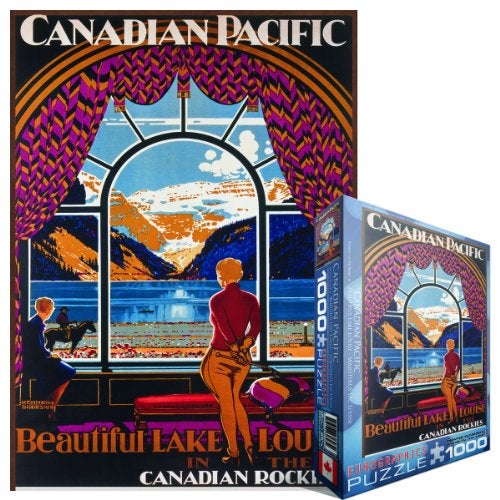 EuroGraphics CP Rail Beautiful Lake Louise 1000 Piece Puzzle (6000-0323) - Image 3