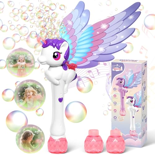 Dolanus Bubble Wands for Kids Toys Ages 38 Year Old Unicorn Toys Princess Wand Toddler Girl Toy Age 3 45 6 Years Old Outdoor Party Birthday Gifts for 3 4 5 6 7 8 Year Old - Image 1