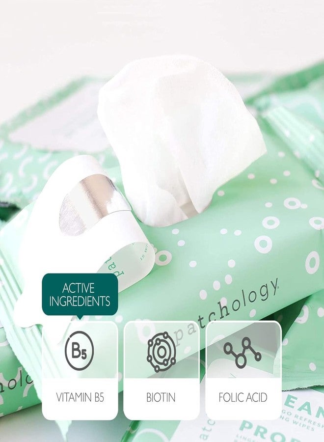 Patchology Clean AF Facial Cleansing Wipes - On-The-Go Refreshing Travel Size Face Wipes for Removing Dirt and Oil - Makeup Remover for Sensitive and Oily Skin (4 Packs/60 Count) - Image 5