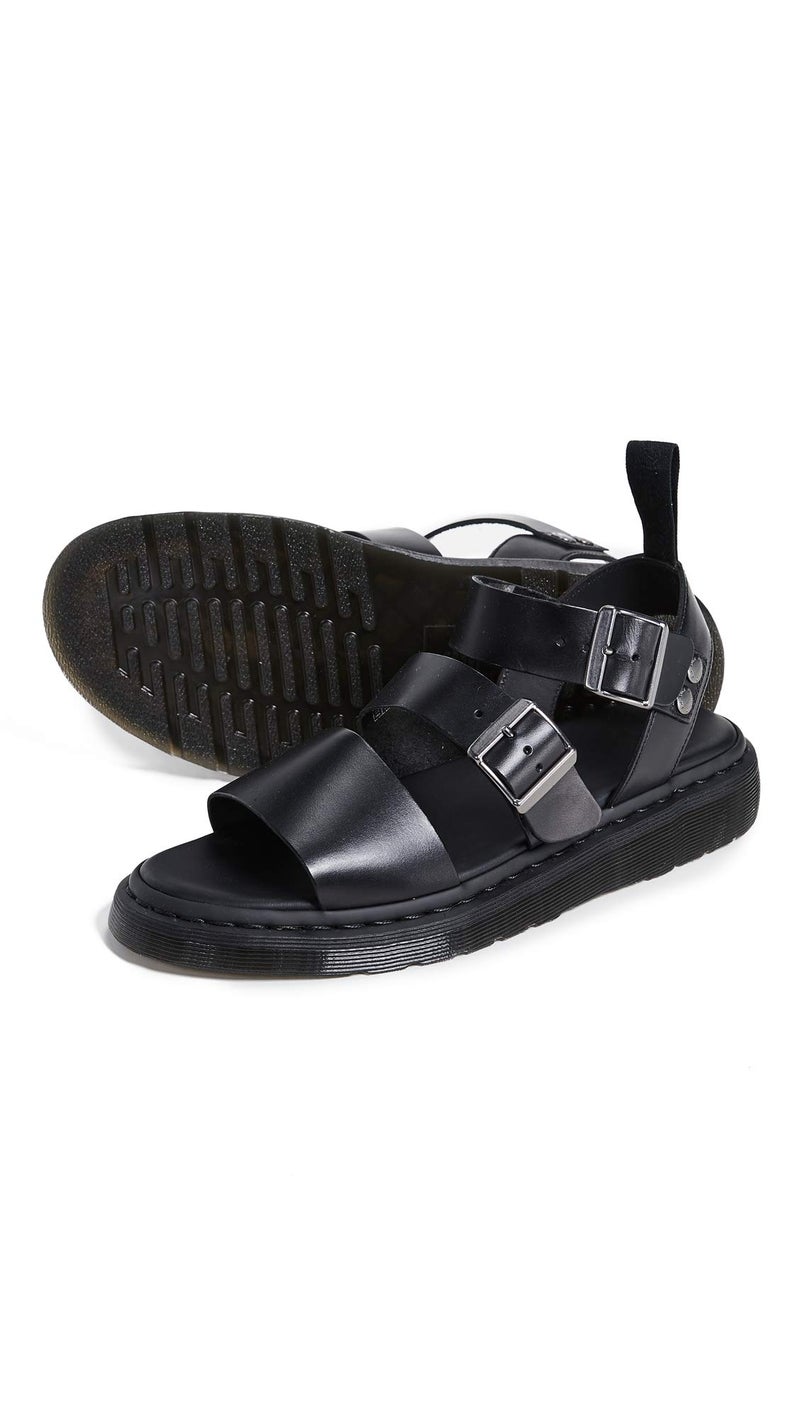 Dr Martens صندل غلادياتور للرجال من دكتور مارتنز، أسود، 10-10.5 أمريكي - Image 5