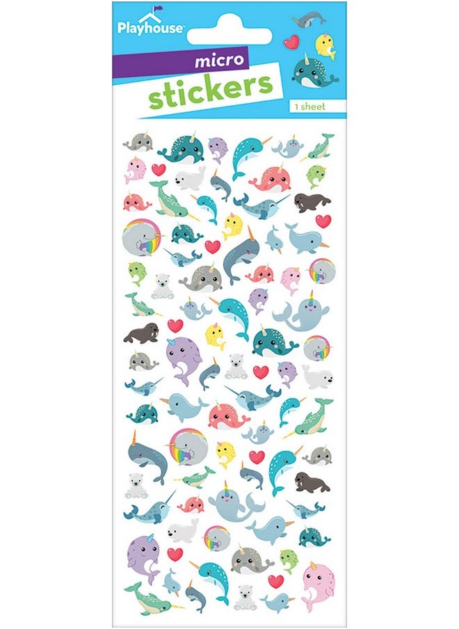 Narwhal Party Glitter Accent Micro Mini Sticker Sheet 1 Pack - pzsku/Z9077F02746C7197609BBZ/45/_/1697273202/aa0eb52d-997f-458a-baed-b27a7ab8941d