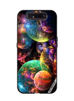 VR CREATIVE Protective Case Cover For Samsung Galaxy A80 Galaxy Design Multicolour  - Image 1