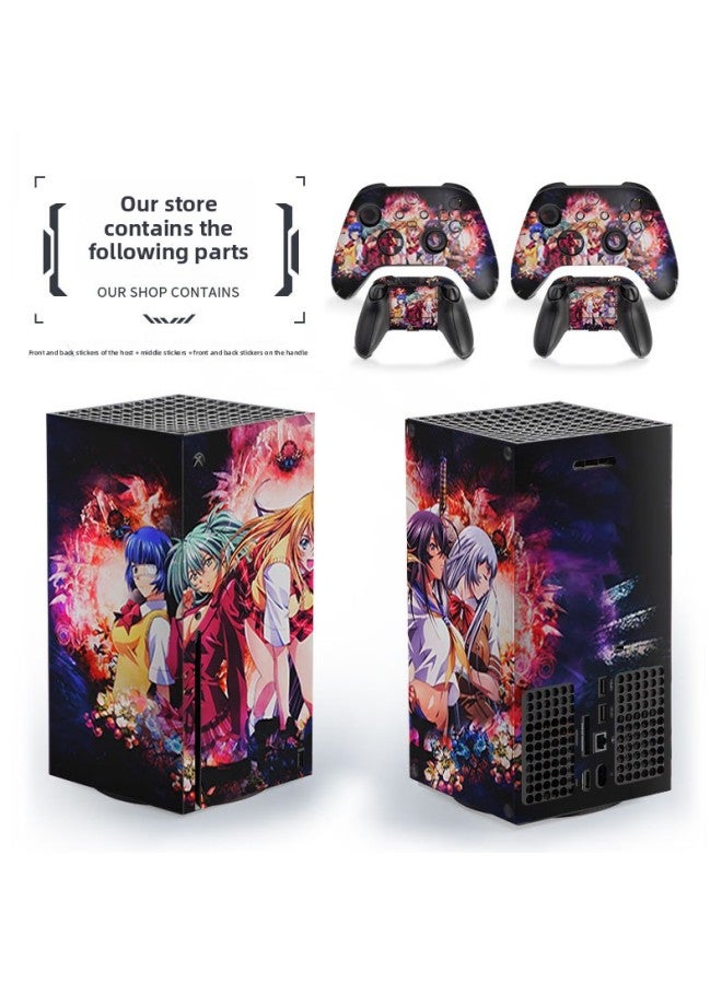 Loquat Applicable To Microsoft Xbox Series X Home Game Console Protective Film Handle Accessories League Of Legends Stickers-Color:216 - Image 5