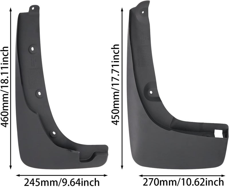 Wivplex 4Pcs Car Mud Flaps for Toyota RAV4 2001-2005 - Image 2