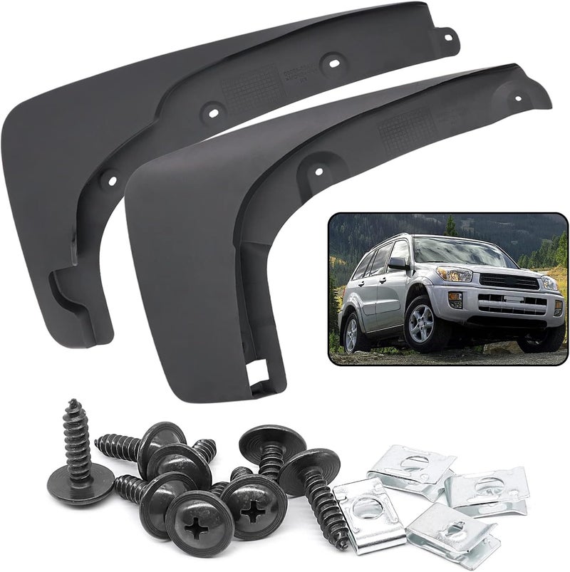 Wivplex 4Pcs Car Mud Flaps for Toyota RAV4 2001-2005 - Image 4