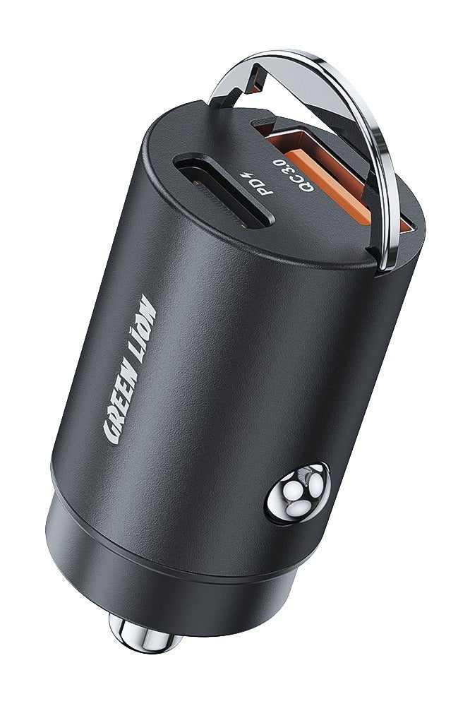 GREEN LION USB C Car Charger PD 36W with USB A QC 36W / Charging Protection / Heat Dissipation / Made for Phones (iPhone, Samsung, Xiaomi) and Tablets - Black - Image 2