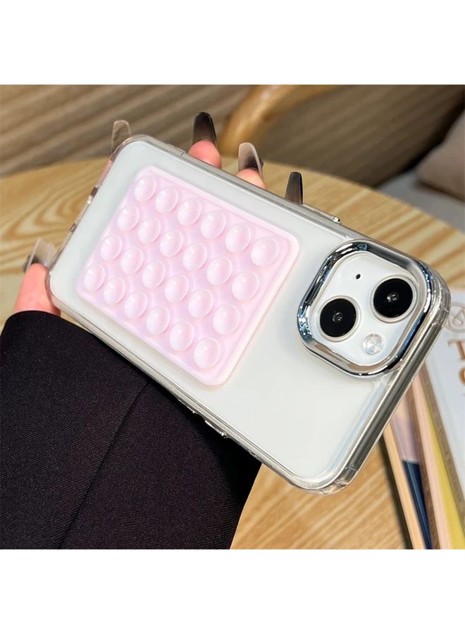 Mixed Color 3 Self Adhesive Suction Cup Phone Case Compatible with iPhone 14 - Image 1
