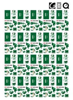 GBQ 20PCS Saudi Flag Waterproof Stickers Are Rich In Patterns For National Day Ball Games Party Etc  - Image 1