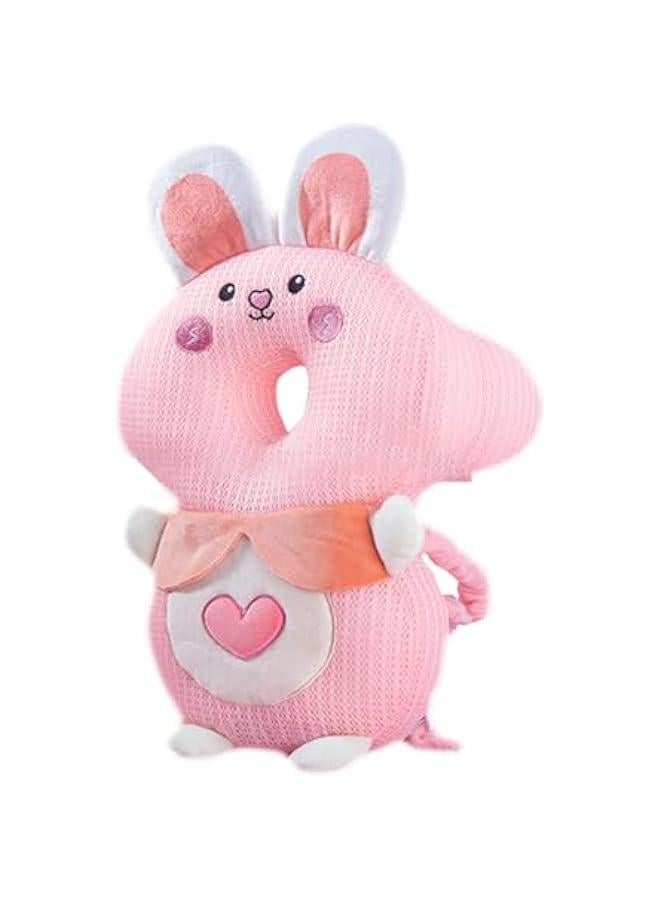 Pink Toddler Head Protection Safety Pad Backpack - Baby Walker Head Protector Wear - Image 1