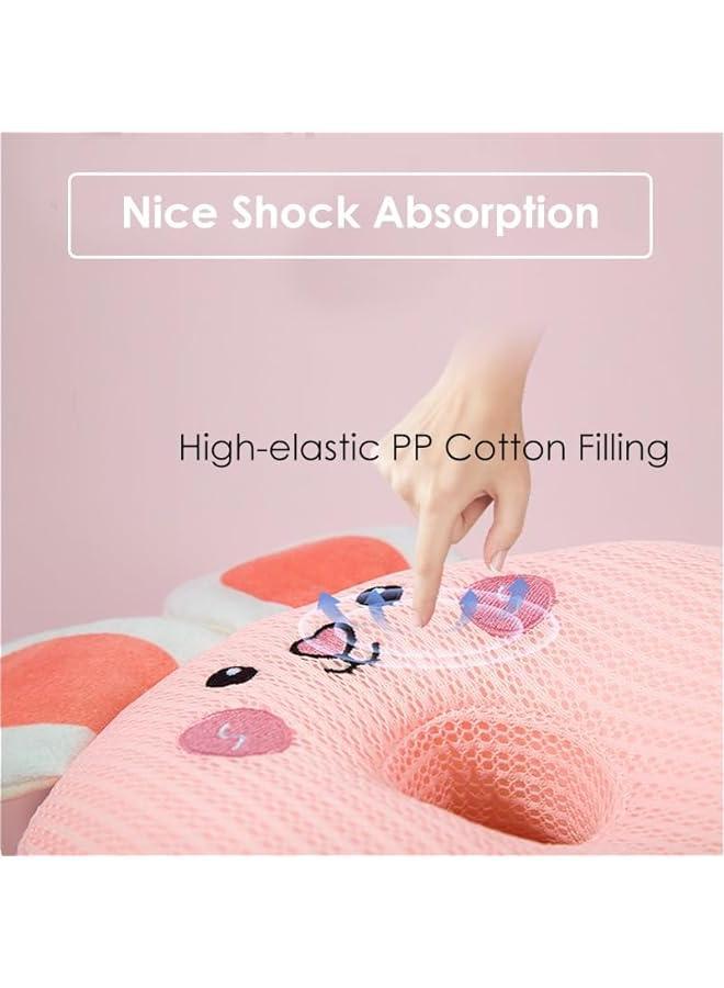 Pink Toddler Head Protection Safety Pad Backpack - Baby Walker Head Protector Wear - Image 3