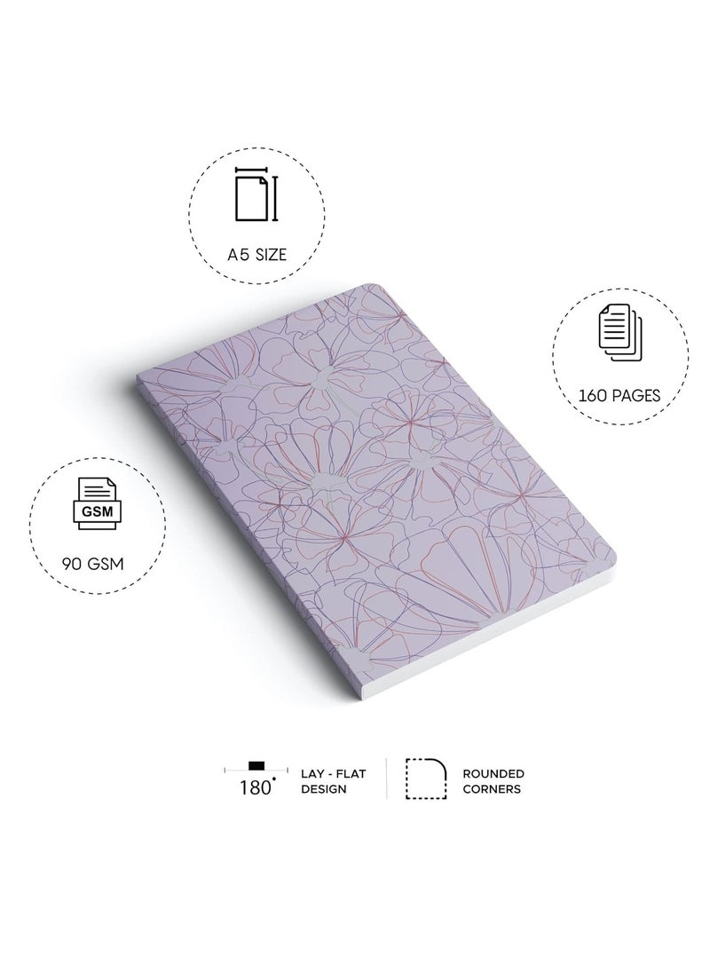 FACTOR NOTES A5 Size Softbound Ruled Notebook 160 Pages 90gsm Thickness  - Image 3