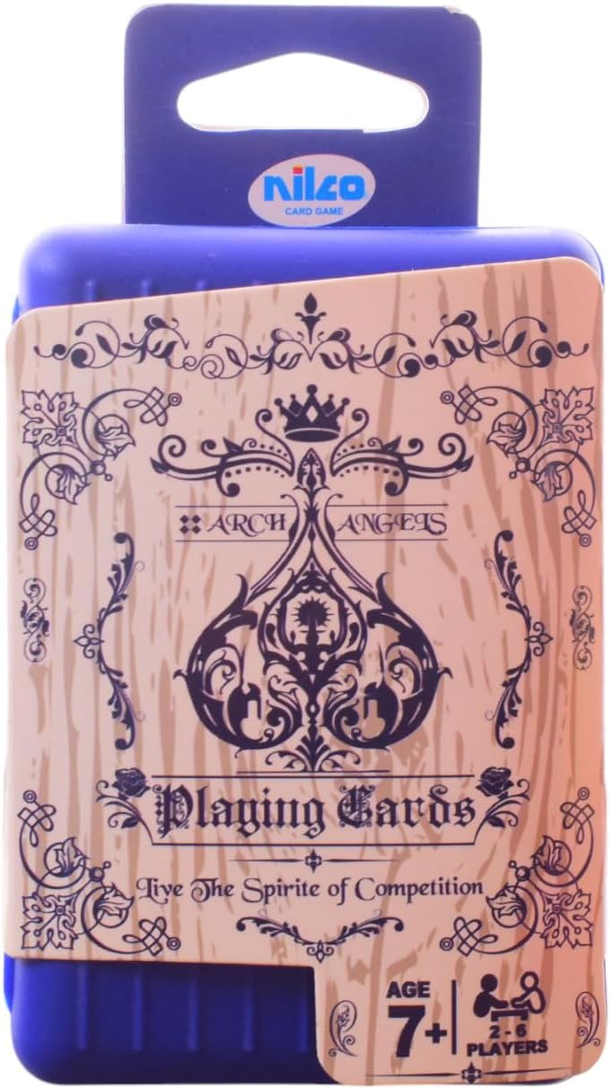 NILCO PLASTIC BOX GOLDEN PLAYING CARDS - Image 1