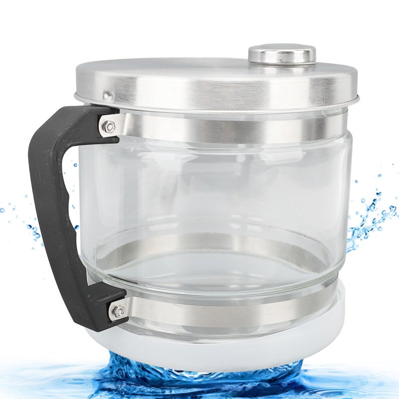 Distilled Water Container: Glass Jar With Stainless Steel Lid - Wide Compatibility Replacement Storage Bottle For Home Beauty And Countertop Still Use - Image 4