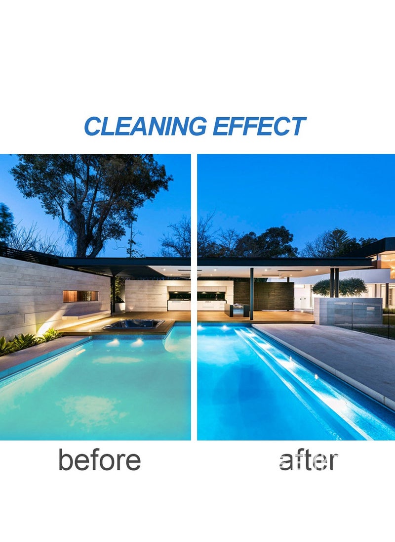 LANEMAY Algae removal, antibacterial disinfection, odor removal, water quality purification, multifunctional cleaning, swimming pool effervescent tablets Chlorinating Tablets Clear Pool Cleaning Tablets  - Image 2
